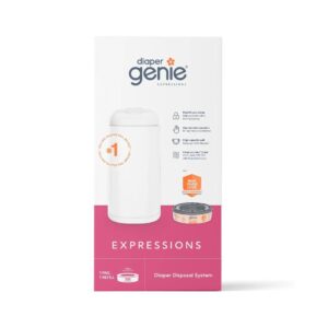 Diaper Genie Playtex Expressions Customizable Diaper Pail with Starter Refill