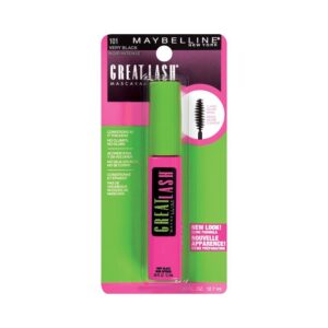 Maybelline New York Great Lash Mascara, 101 Very Black, .43 Fl Oz