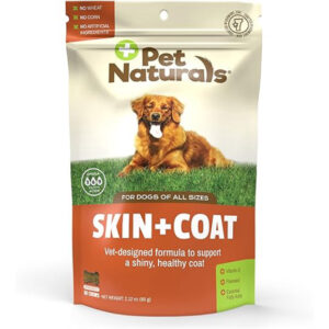 Pet Naturals Skin + Coat Chews for Dogs, 2.12 Oz