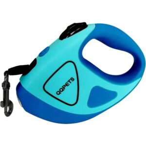 QQPETS Retractable Dog Leash with Bright LED Flashlight