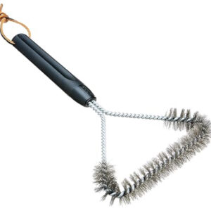 Weber 6494 3-Sided Grill Brush, 12 Inch, Black