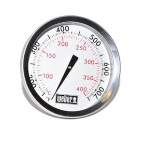 Weber 67088 Replacement Thermometer, Center Mount, 2-3/8 Inch, Silver